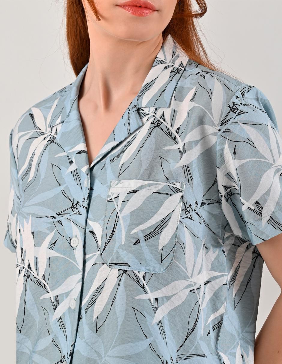 Blusa Supply manga corta para mujer