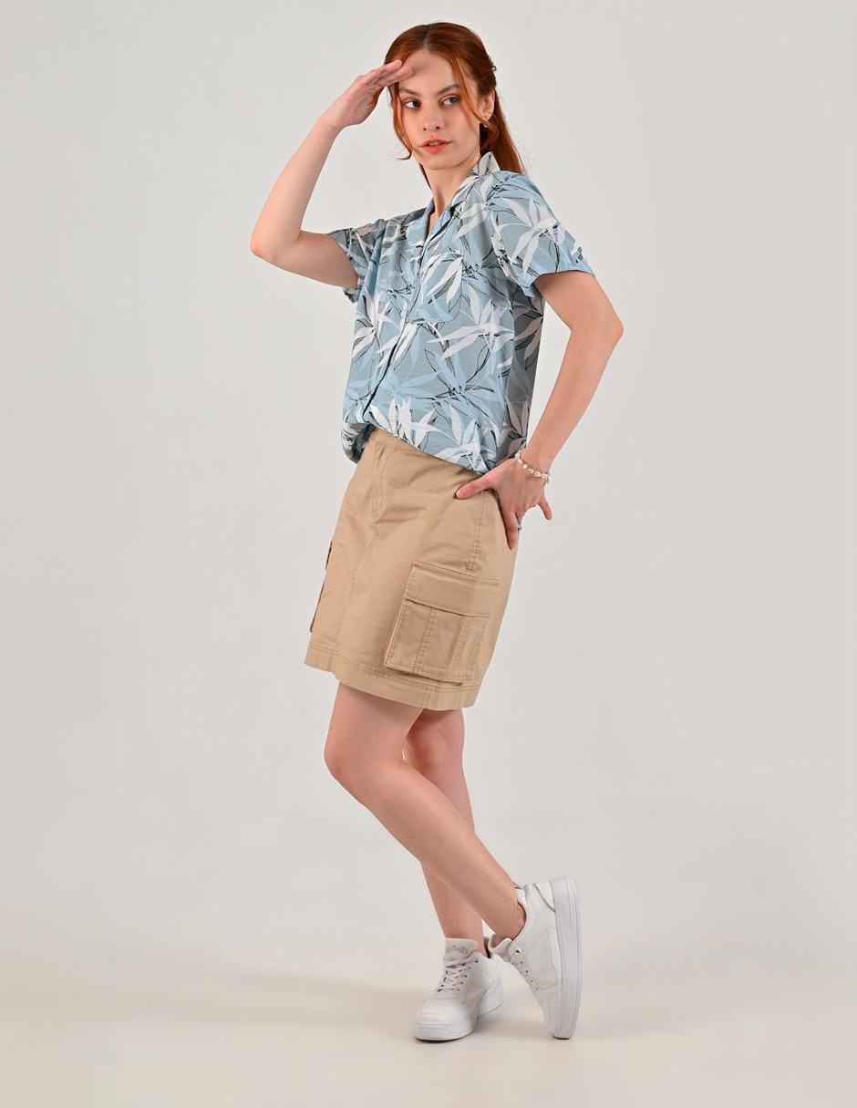 Blusa Supply manga corta para mujer