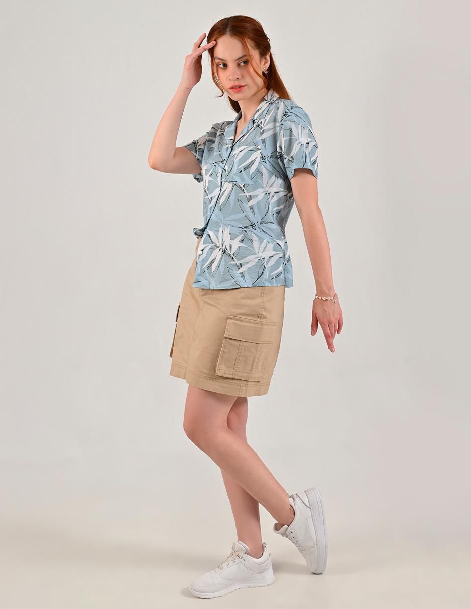 Blusa Supply manga corta para mujer