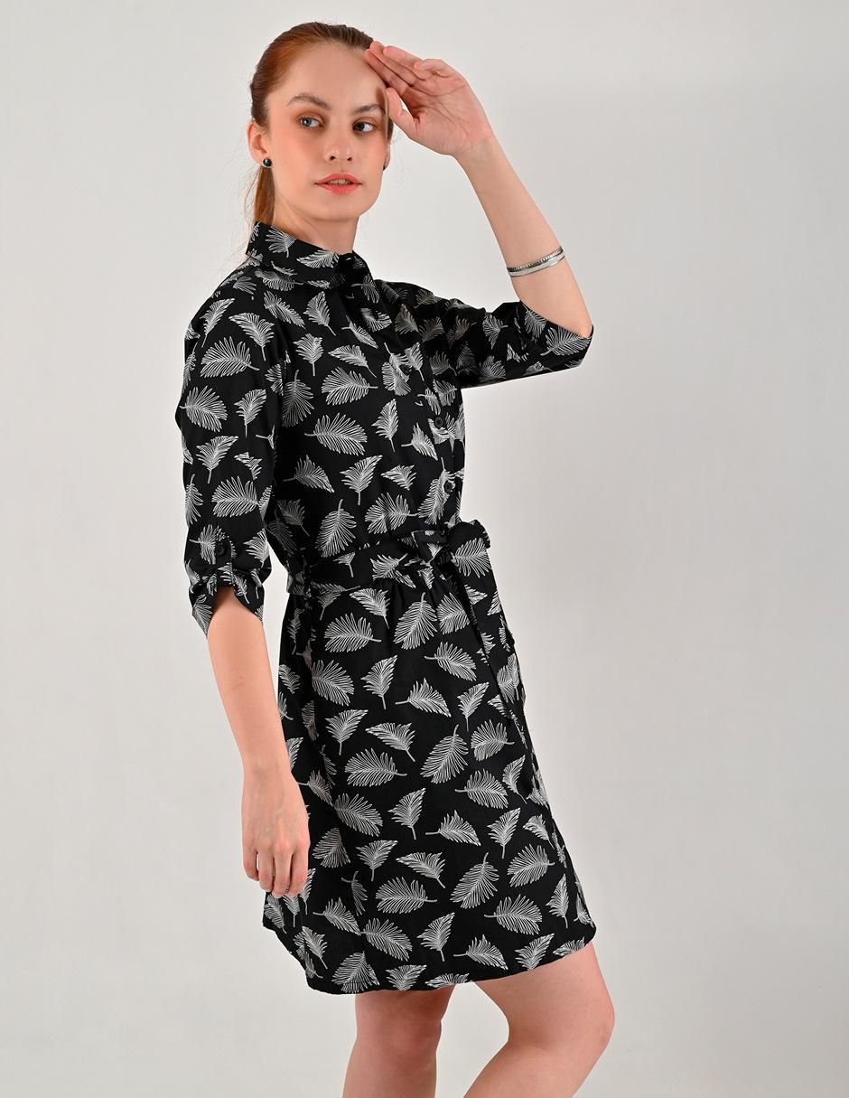 Vestido a la rodilla casual para mujer 3
