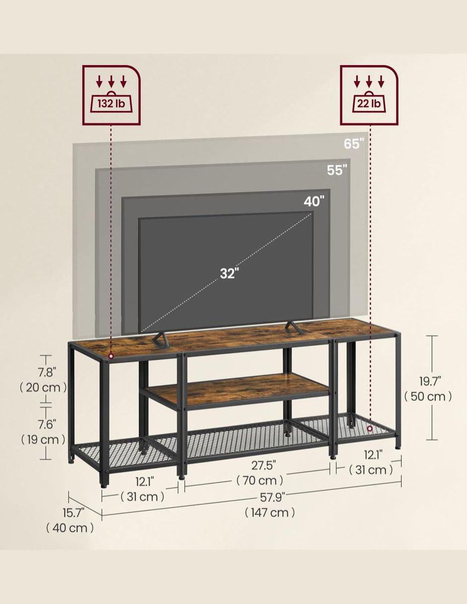 Mueble de TV armable de madera 3