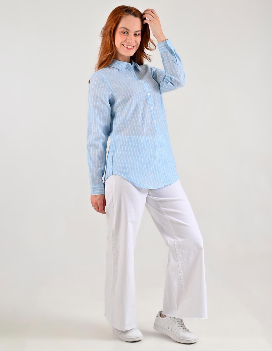 Blusa manga larga para mujer 5