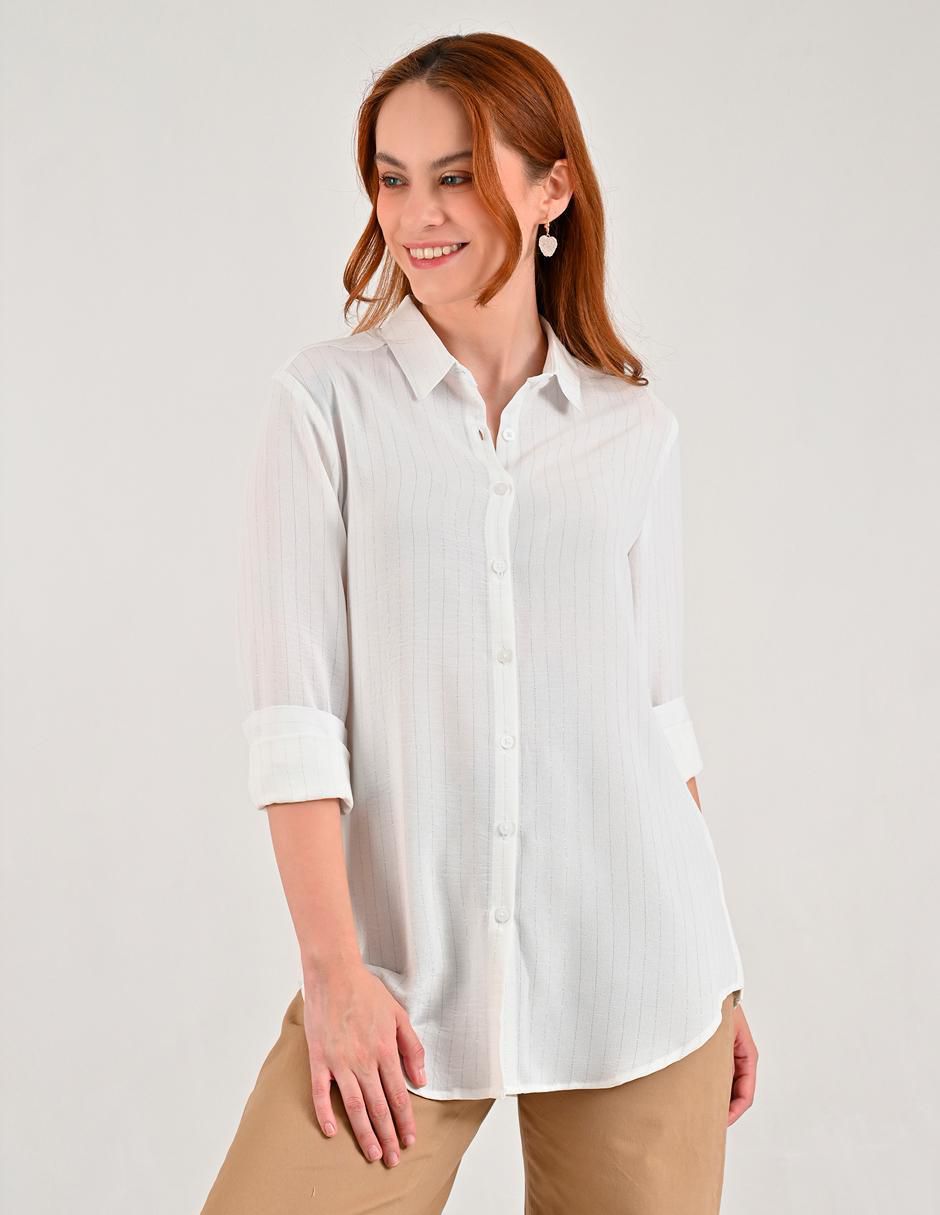 Blusa Supply manga larga para mujer
