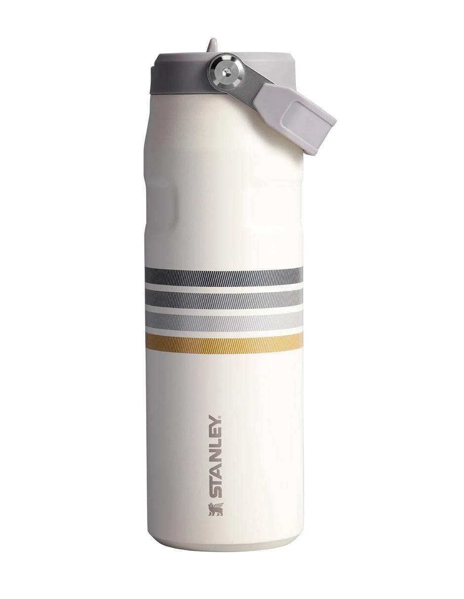 Termo stanley "de" acero inoxidable iceflow aerolight flip straw varsity "con tapa" rosca 709 ml