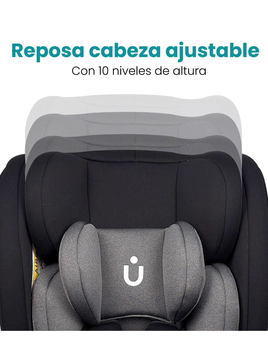 Autoasiento convertible compatible con - 360 grados 5