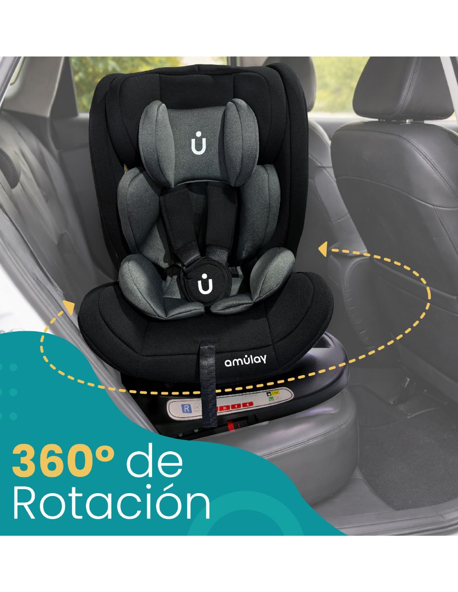 Autoasiento convertible compatible con - 360 grados 8