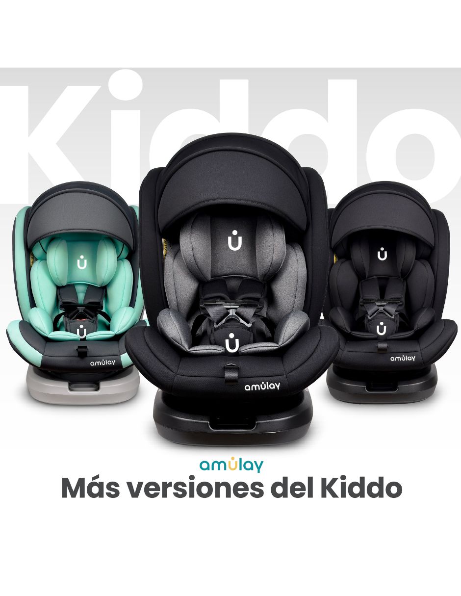 Autoasiento convertible Amulay compatible con - 360 grados