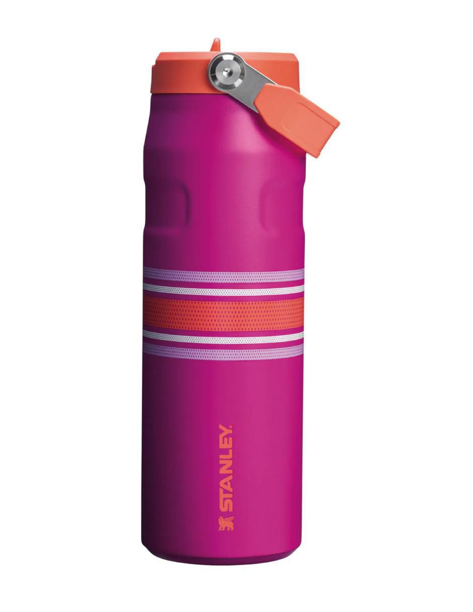 Termo stanley "de" acero inoxidable iceflow aerolight flip straw varsity "con tapa" rosca 709 ml