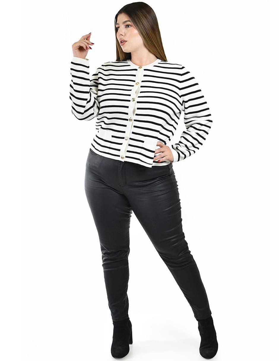 Suéter Roman Fashion cuello redondo para mujer