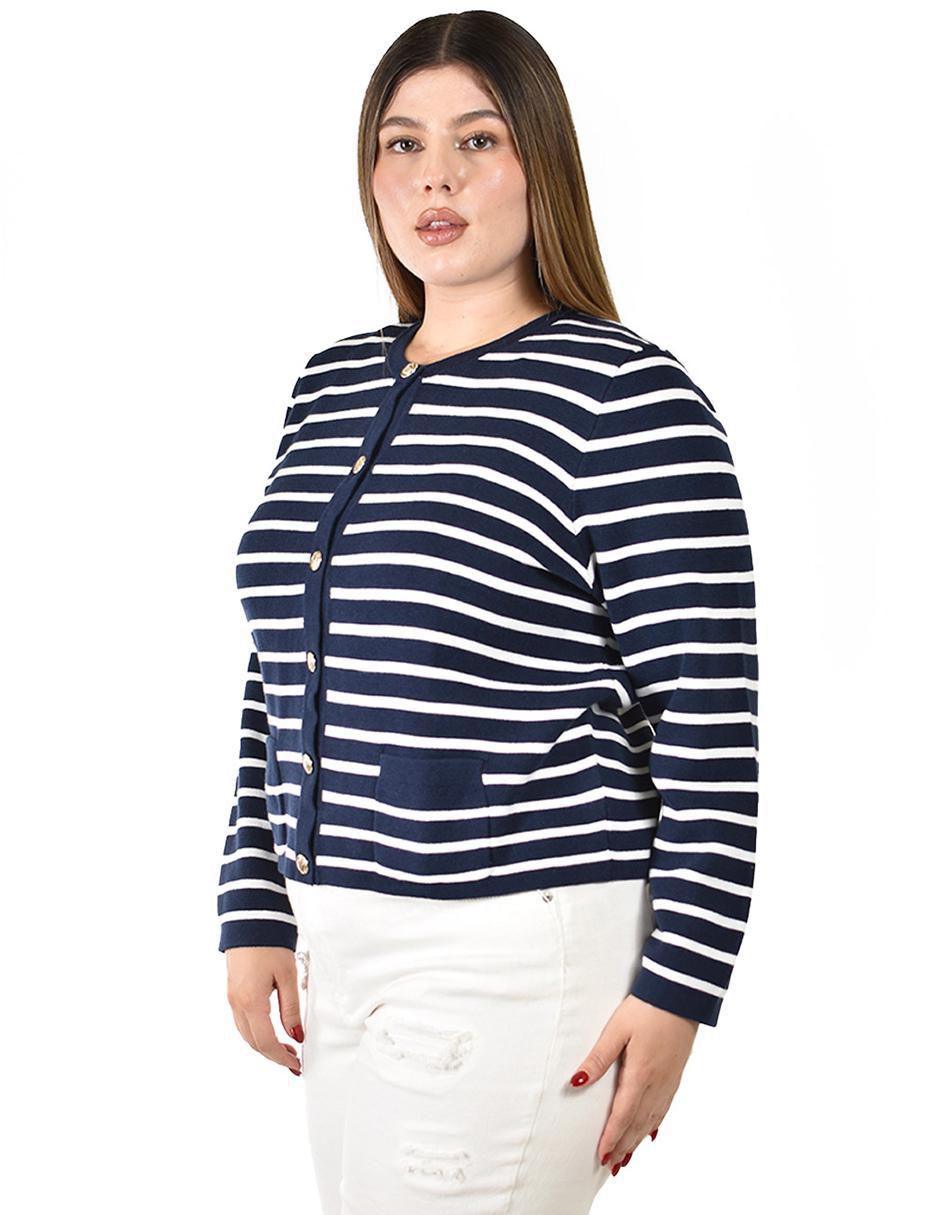Suéter cuello redondo para mujer 2