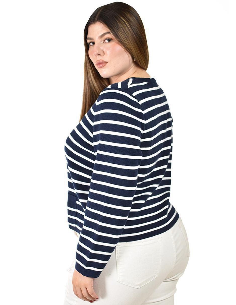 Suéter cuello redondo para mujer 3