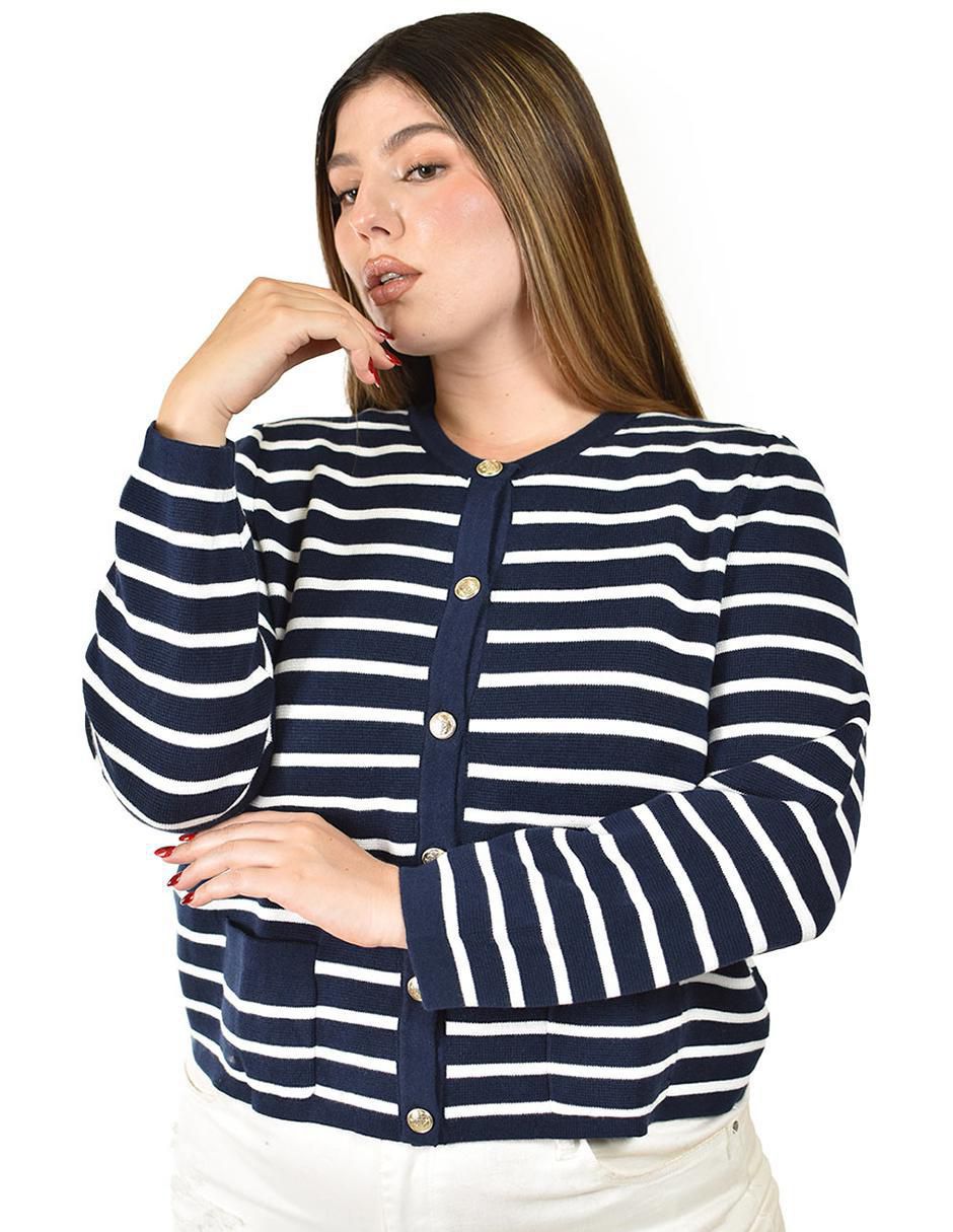 Suéter cuello redondo para mujer 4