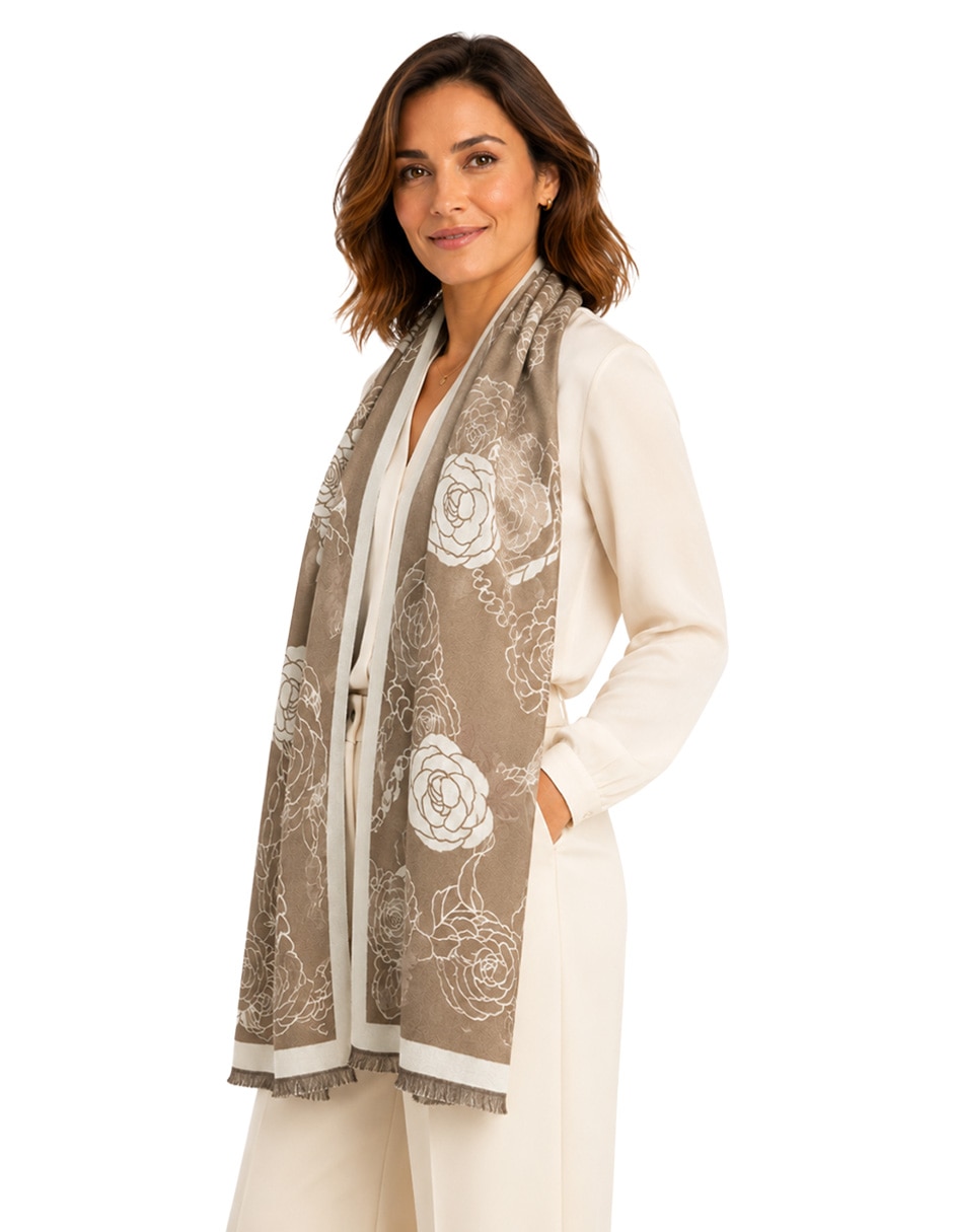 Chal estampado floral 6