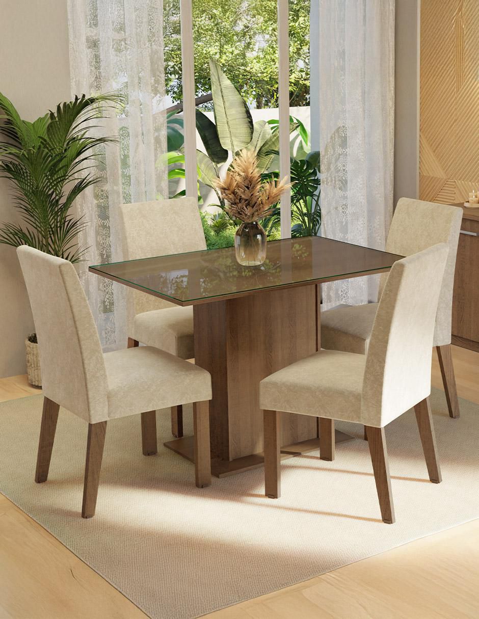 Comedor Zion Madesa para 4 personas