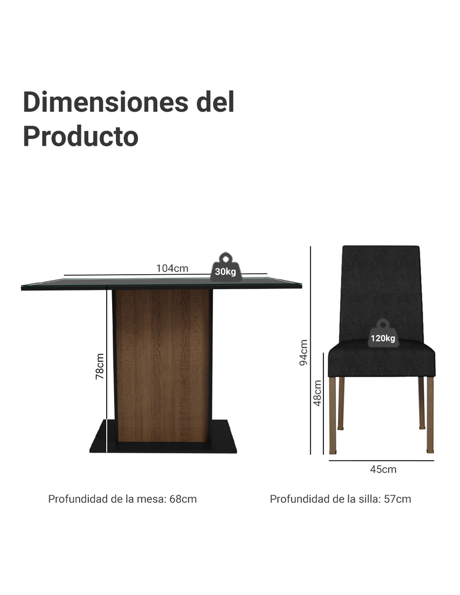 Comedor zion para 4 personas 10