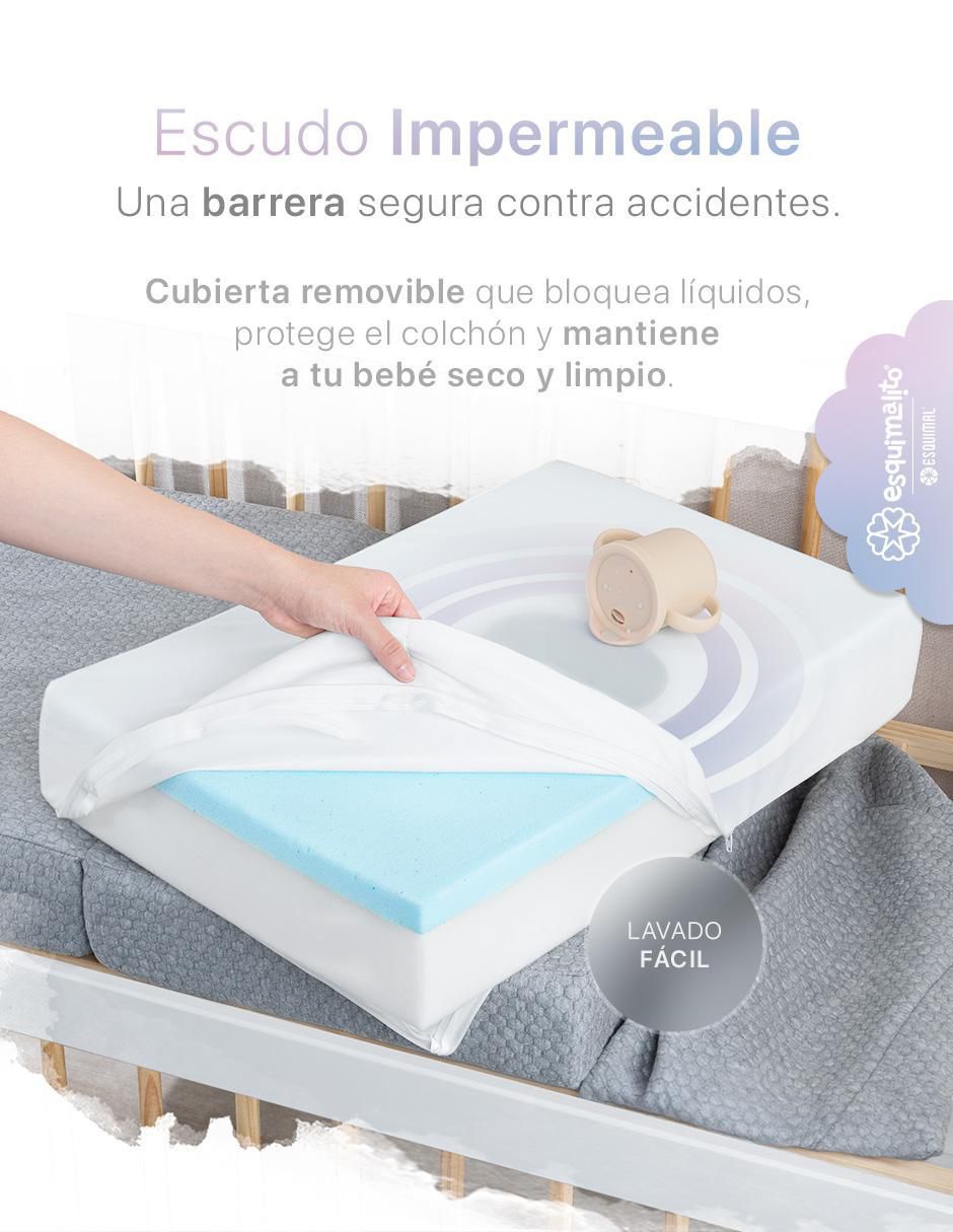 Colchón p/cuna impermeable confort medio 3