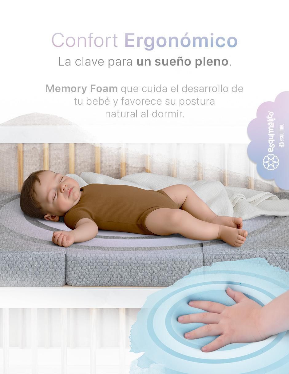 Colchón p/cuna impermeable confort medio 2