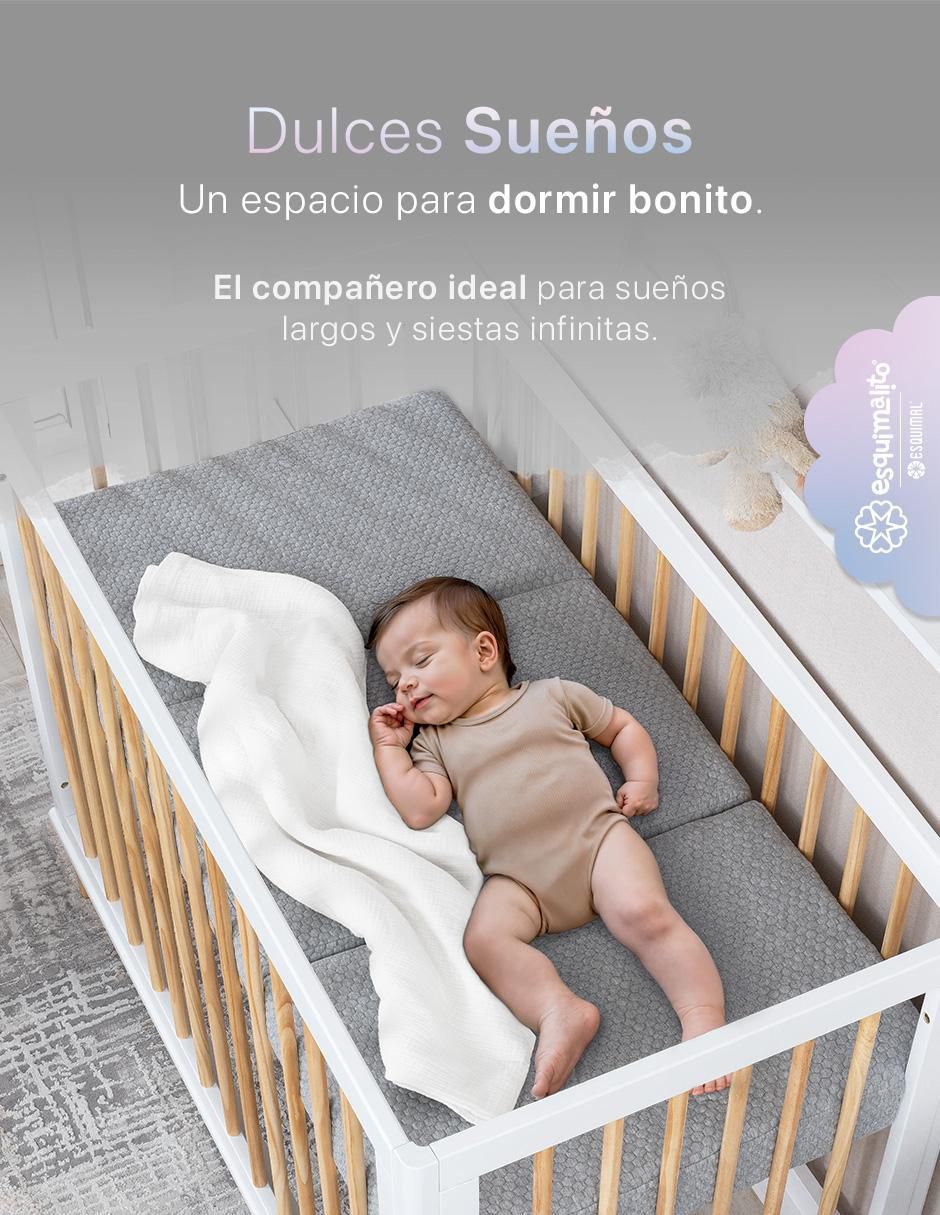 Colchón p/cuna impermeable confort medio 6