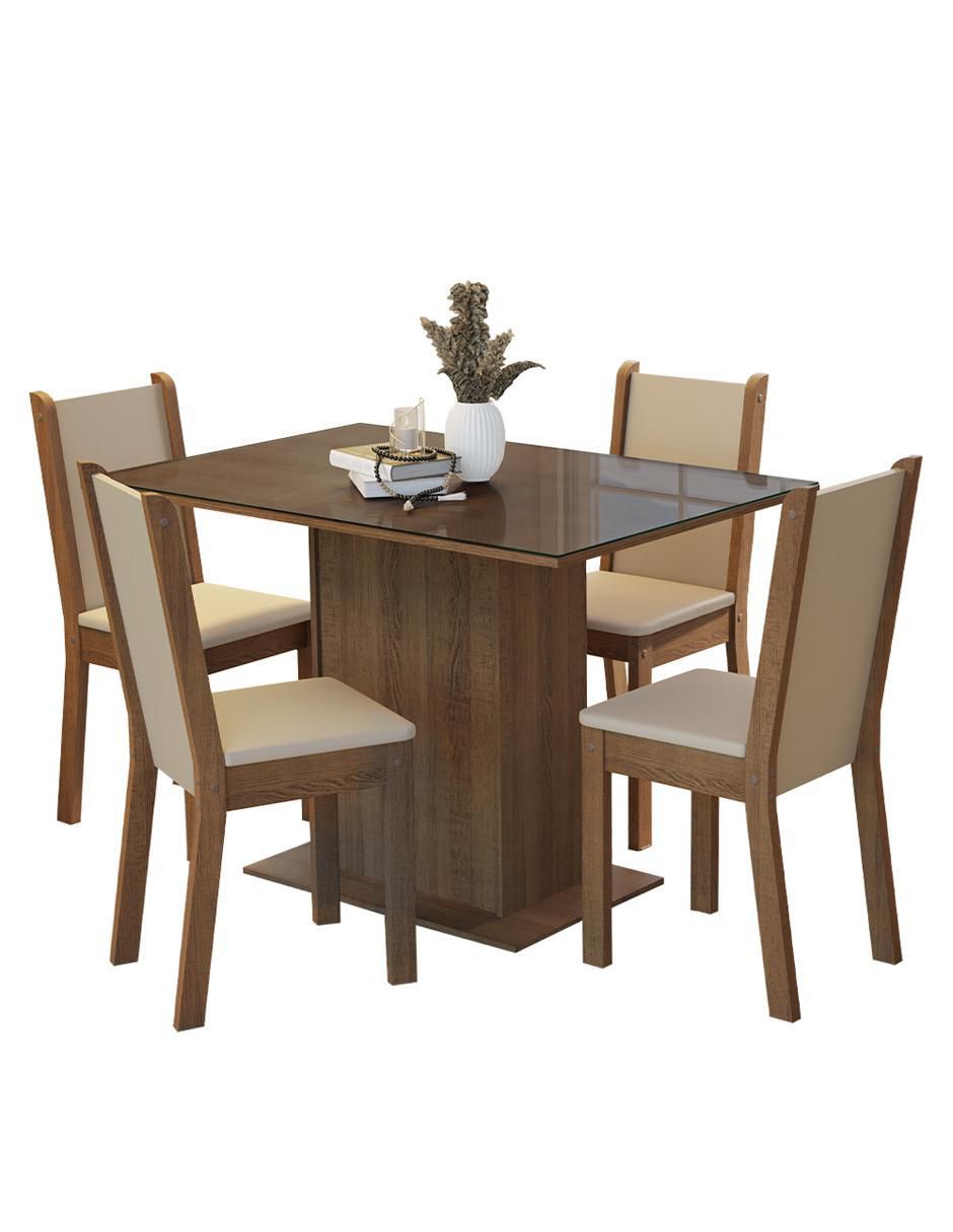 Set comedor martina Madesa para 4 personas