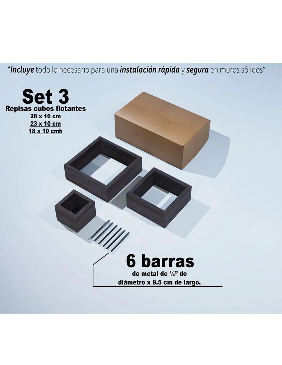 Set repisa armable Anisa Knot Studio flotante de MDF
