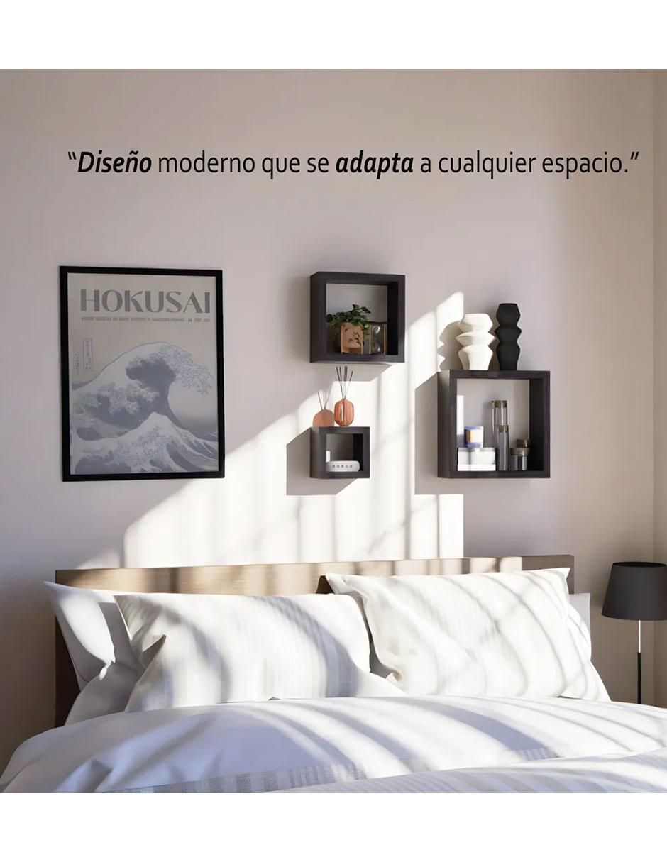 Set repisa armable Anisa Knot Studio flotante de MDF