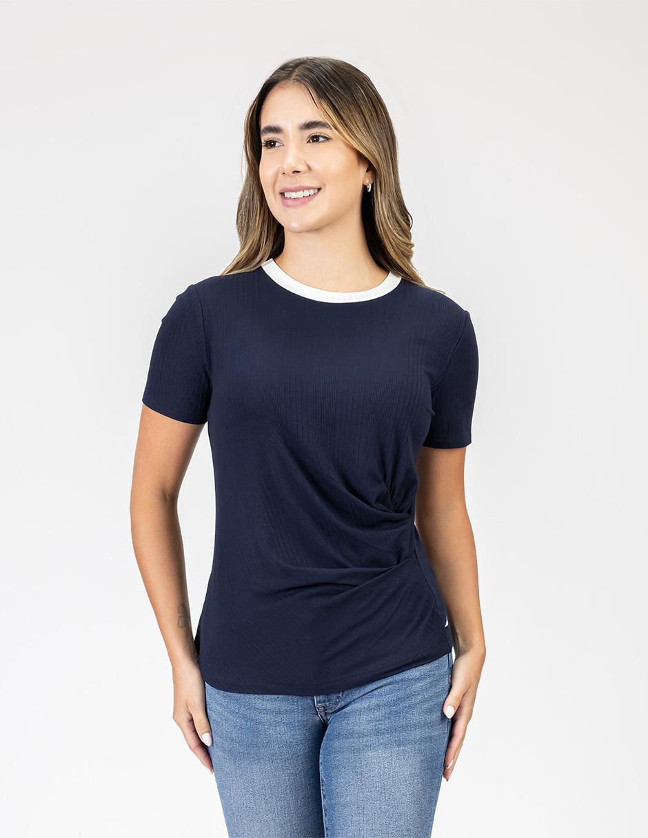 Blusa manga corta para mujer