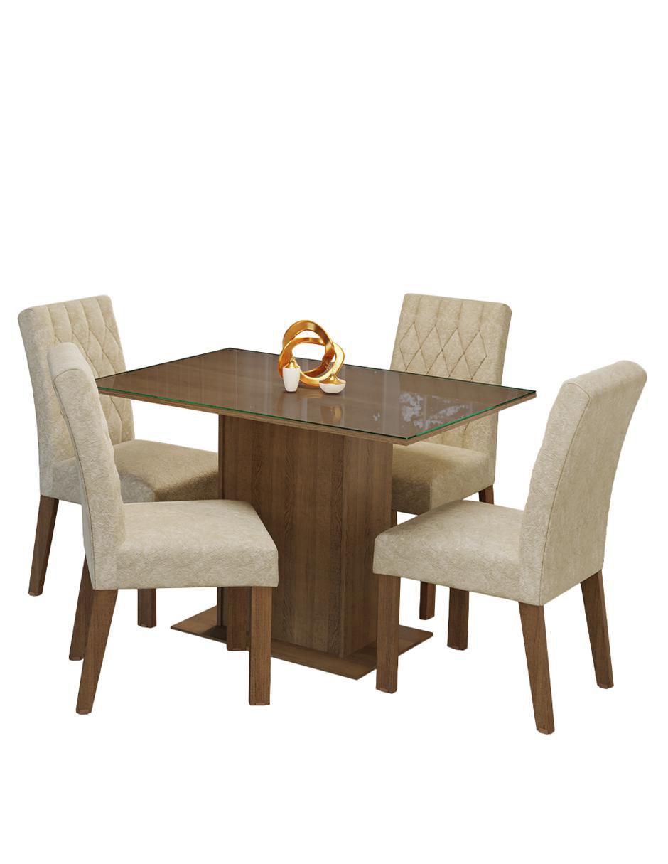 Comedor Reale Madesa para 4 personas