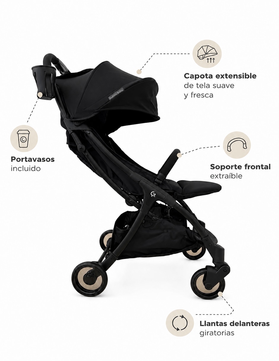 Carriola Ultraligera Gubba Baby plegable