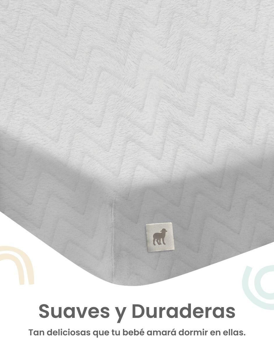 Sábana para cajón de poliéster Zig Zag Gris 3
