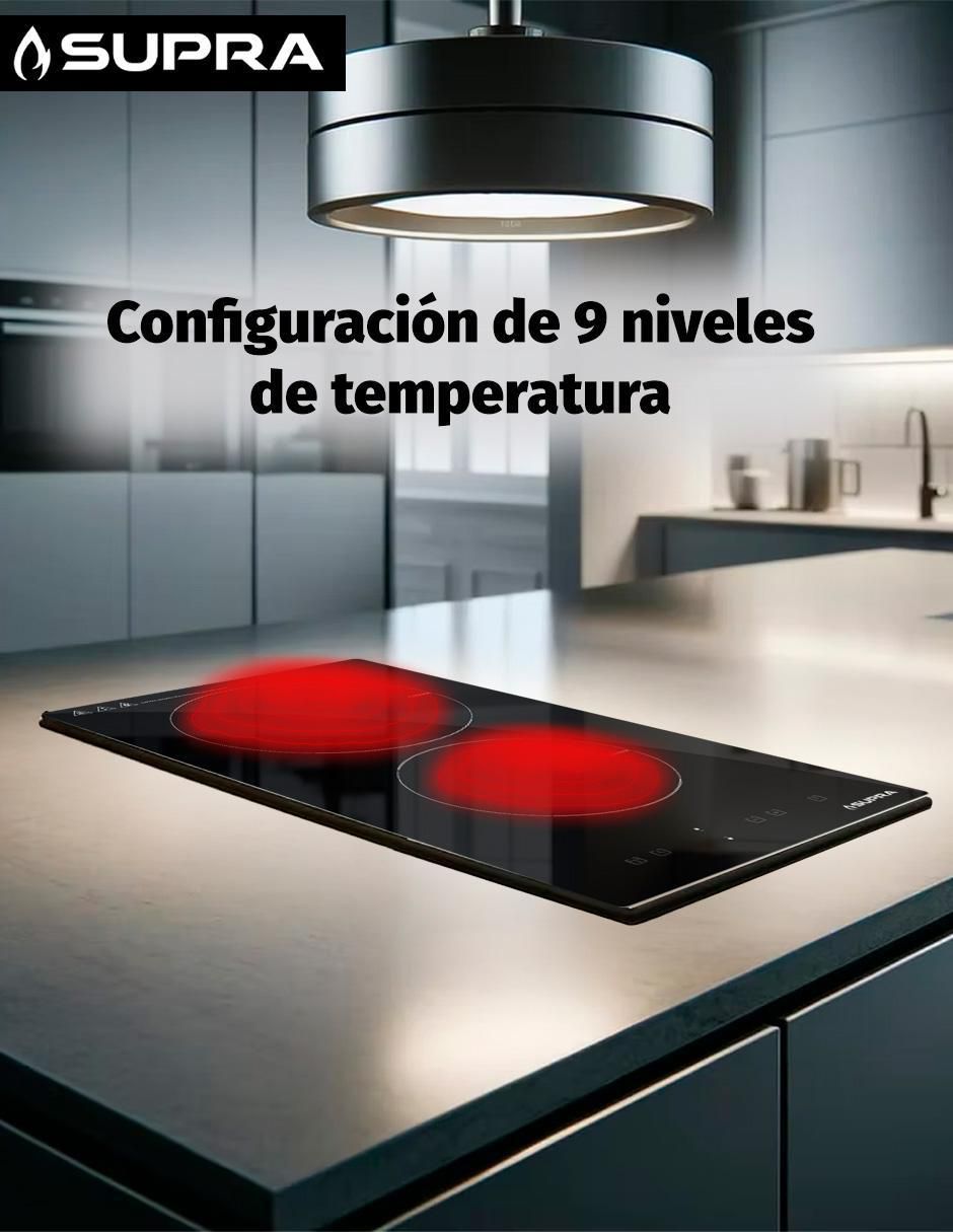 Parrilla eléctrica empotrable Supra
