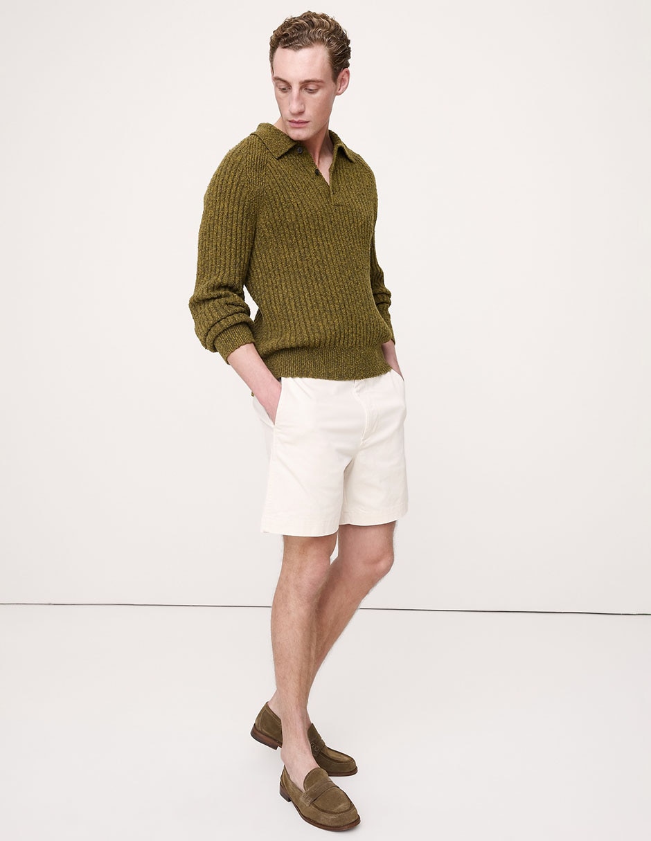 Bermuda de algodón para hombre Bermuda de algodón para hombre