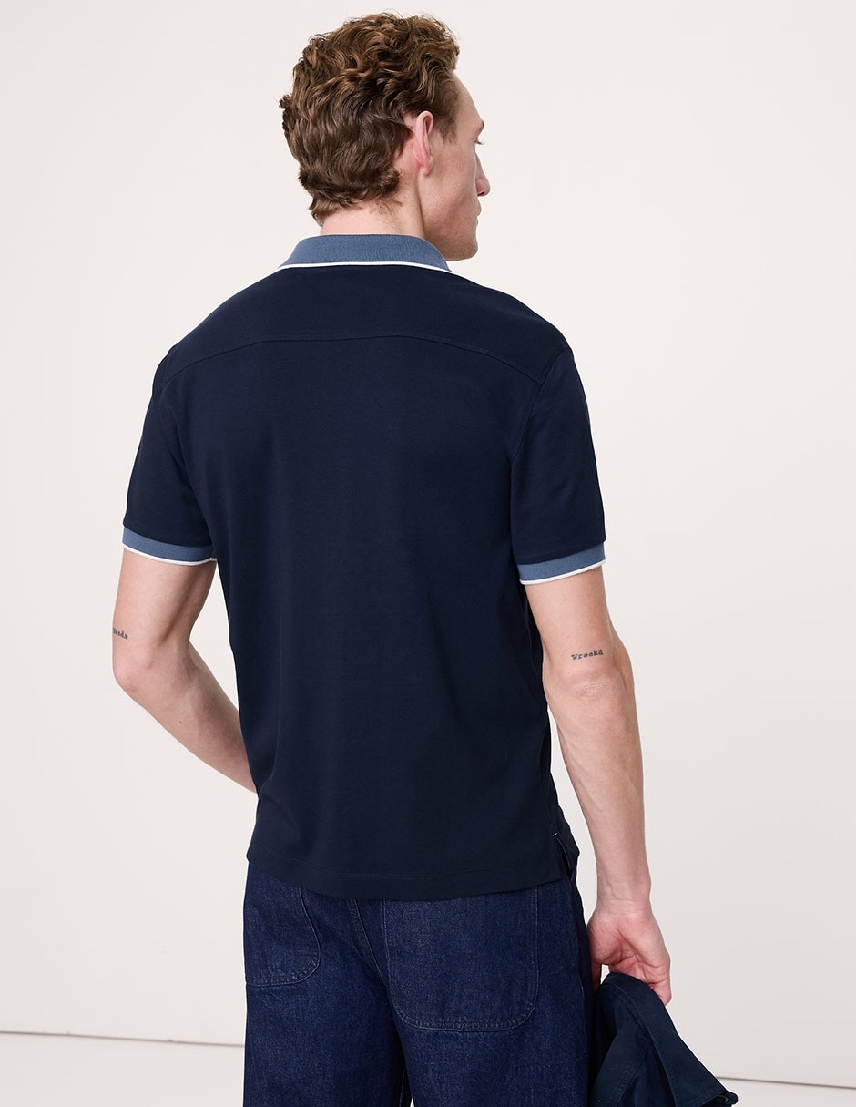 Playera tipo polo para hombre