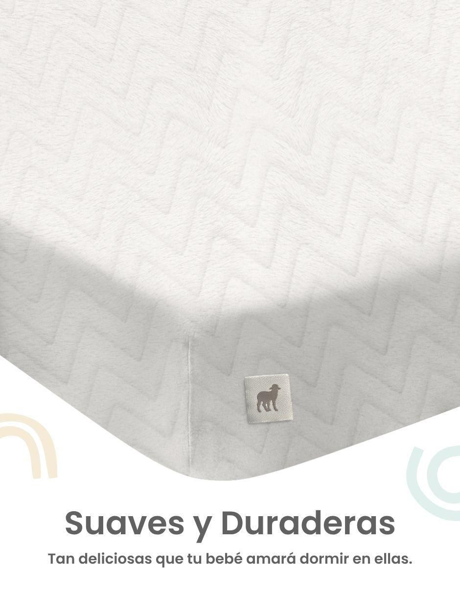 Sábana para cajón de poliéster Zig Zag Blanco 3
