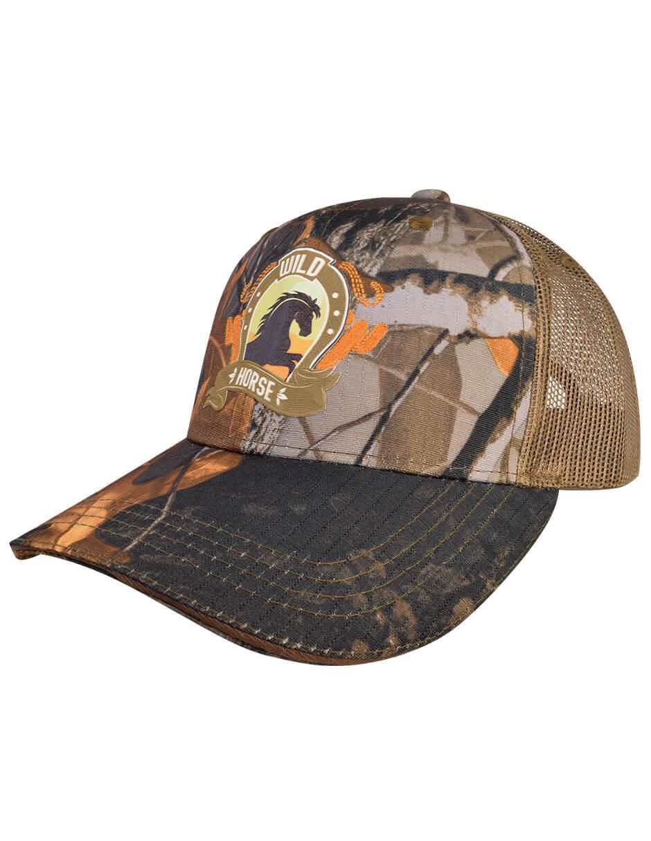 Gorra con visera curva velcro Wild Horse para adulto 1