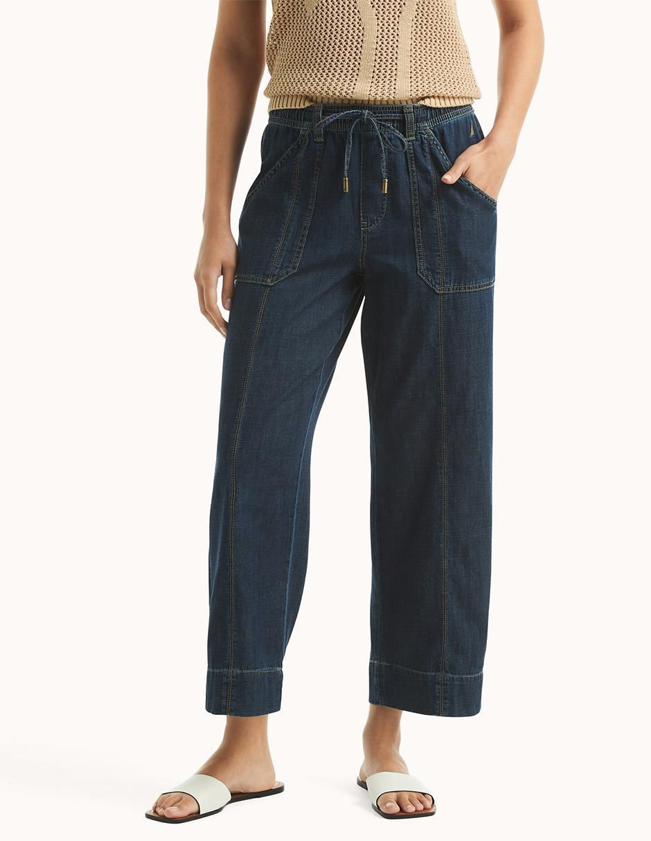 Pantalón capri regular para mujer