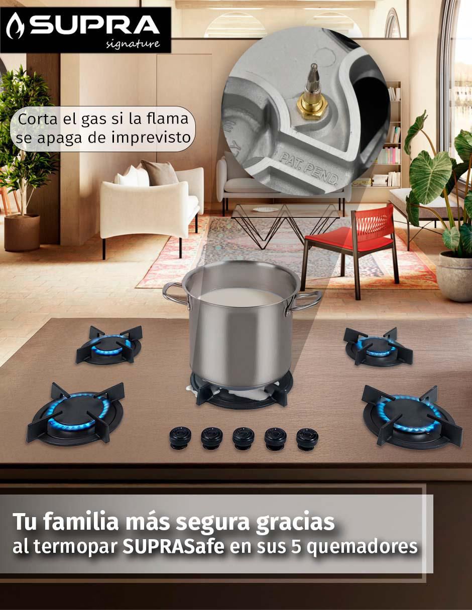 Parrilla a gas lp empotrable Supra Signature
