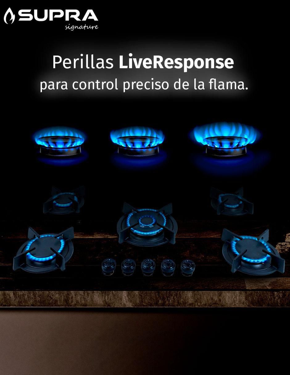 Parrilla a gas lp empotrable Supra Signature