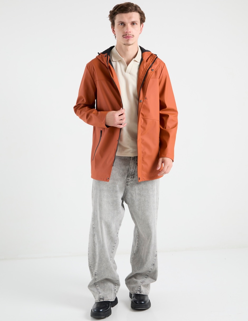 Chamarra casual impermeable para hombre 4