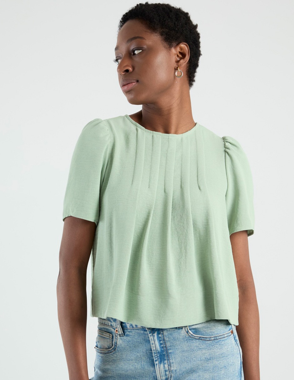 Blusa manga corta para mujer 1