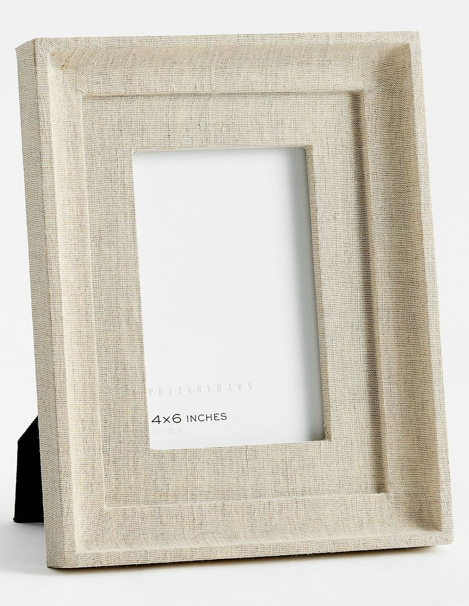 Portarretrato Linen Wrapped para 1 foto