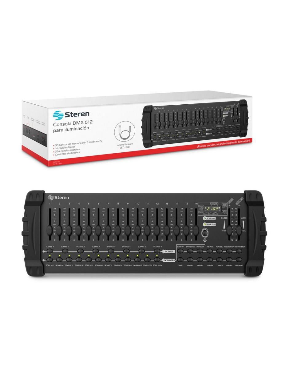 Controlador dmx Steren DMX-116
