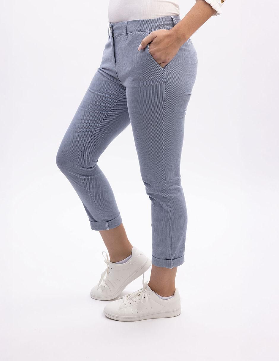 Pantalón chino slim para mujer 4