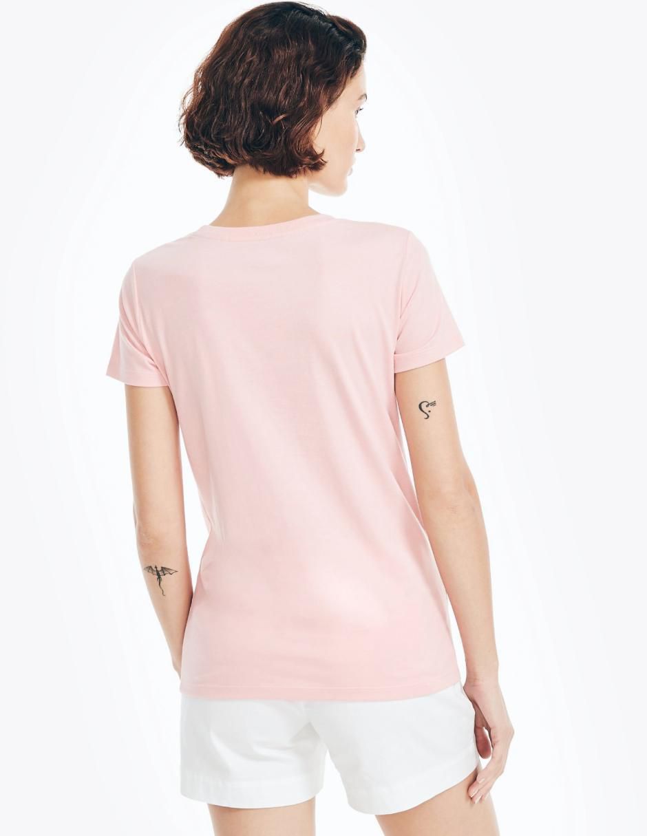 Playera manga corta Kiba cuello redondo mujer