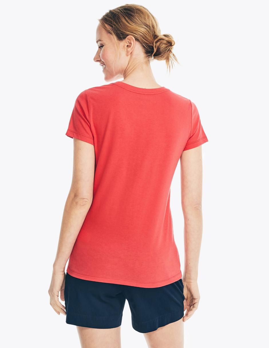 Playera manga corta Kiba cuello redondo mujer