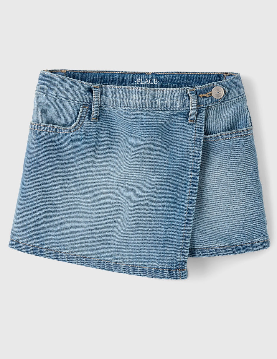 Falda short a la cintura