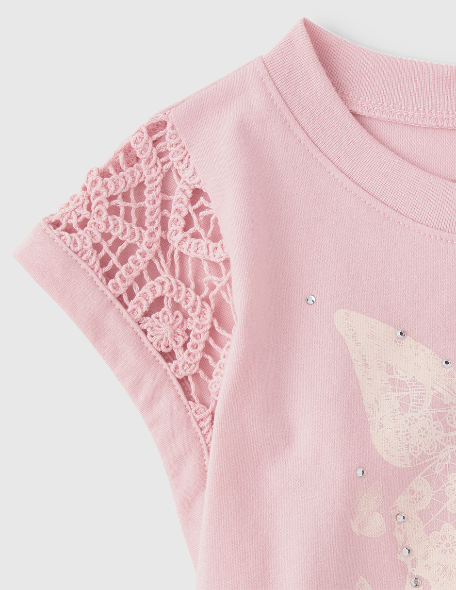 Playera manga corta para niña 2