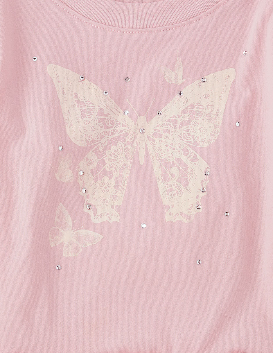 Playera manga corta para niña 4