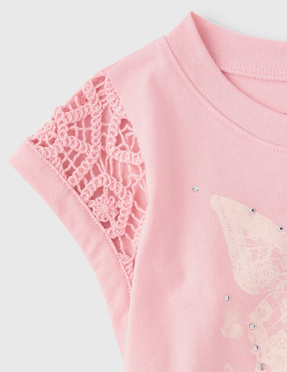 Playera manga corta para niña 2
