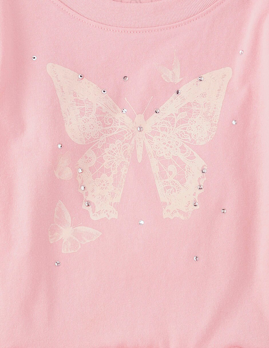 Playera manga corta para niña 4