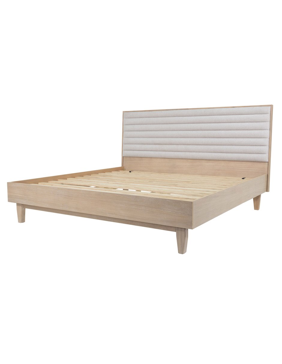 Cama trinity de madera acacia king size 2